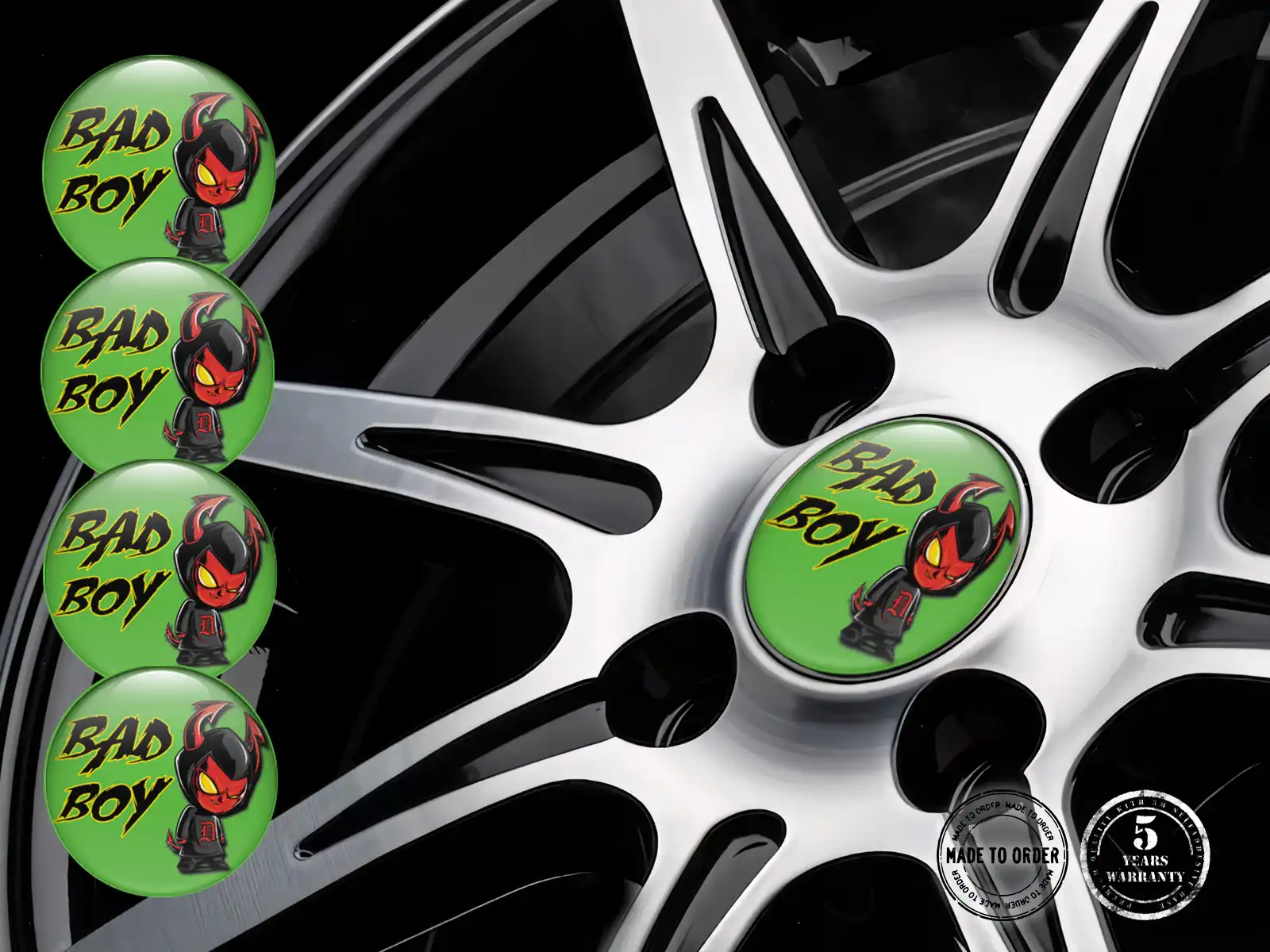Wheel decal Racing Style High Quality Custom Label